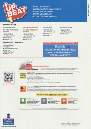 Upbeat. Con Motivator-MyEnglishLab. Ediz. premium. Per le Scuole superiori. Vol. 1 - Freebairn, Bygrave, Copage - Libro Pearson Longman 2012 | Libraccio.it