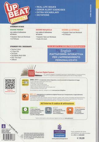 Upbeat compact. Student's book-Workbook-MyEnglishLab. Ediz. premium. Per le Scuole superiori. - Freebairn, Bygrave, Copage - Libro Pearson Longman 2012 | Libraccio.it