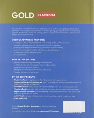 Gold advanced. Without key. Per le Scuole superiori.  - Libro Pearson Longman 2019 | Libraccio.it