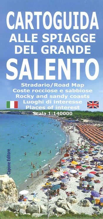 Cartoguida alle spiagge del grande Salento - Enrico Capone - Libro Capone Editore 2015 | Libraccio.it