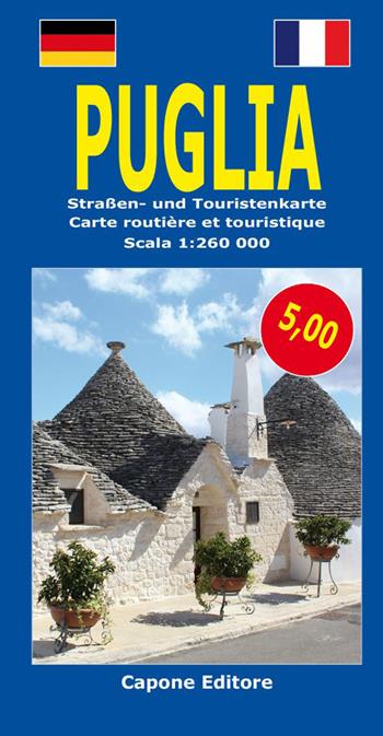 Strassen und Touristenkarte Carte routière et touristique. Ediz. francese e tedesco - Lorenzo Capone - Libro Capone Editore 2023 | Libraccio.it
