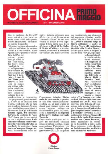 Officina Primo Maggio. Inchieste, saggi, documenti (2021). Vol. 4  - Libro Edizioni Punto Rosso 2021 | Libraccio.it