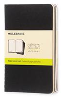 Quaderno Cahier Journal Moleskine pocket a pagine bianche nero. Black. Set da 3  Moleskine | Libraccio.it