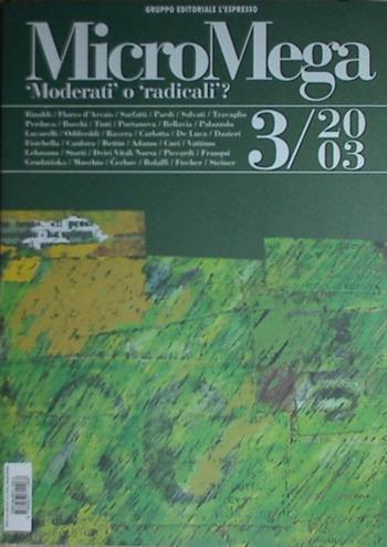 Micromega. Vol. 3  - Libro Gedi (Gruppo Editoriale) 2003 | Libraccio.it