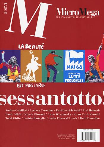 Micromega (2018). Vol. 1-2: Sessantotto  - Libro Gedi (Gruppo Editoriale) 2018 | Libraccio.it