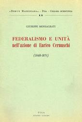 Federalismo e unità nell'azione di Enrico Cernuschi (1848-1851)