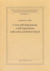 L'arte dell'impressione e dell'espressione nella critica di Robert Musil