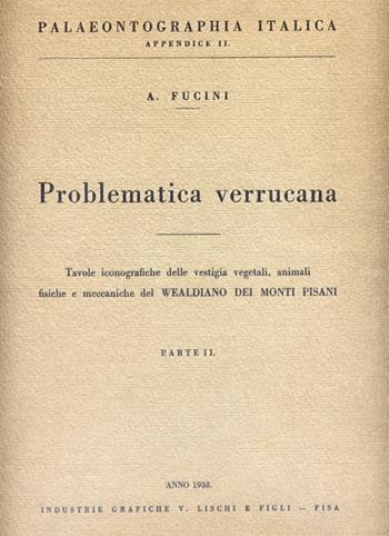 Problematica verrucana. Vol. 2 - Alberto Fucini - Libro Nistri-Lischi 1946 | Libraccio.it
