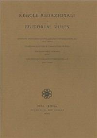 Regole redazionali  - Libro Accademia Editoriale 2006 | Libraccio.it