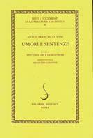 Umori e sentenze - A. Francesco Doni - Libro Salerno 1988, Testi e documenti di letteratura e di lingua | Libraccio.it