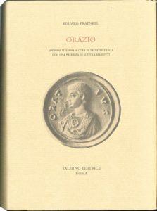 Orazio - Eduard Fraenkel - Libro Salerno 1993, Studi e saggi. Fuori collana | Libraccio.it