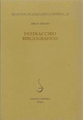 Pateracchio bibliografico