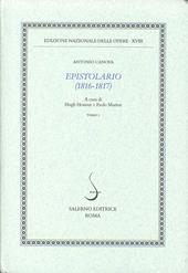 Epistolario (1816-1817). Vol. 1: 1816.