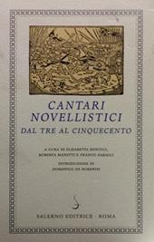 Cantari novellistici dal Tre al Cinquecento