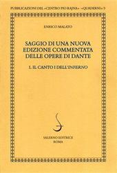 Saggio di una nuova edizione commentata delle opere di Dante. Vol. 1: canto I dell'Inferno, Il.
