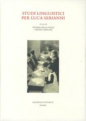 Studi linguistici per Luca Serianni