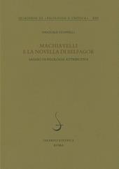 Machiavelli e la novella di Belfagor. Saggio di filologia attributiva