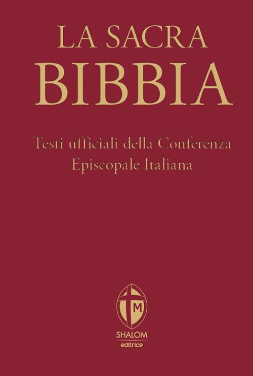 La Sacra Bibbia. Ediz. tascabile tela rossa - Libro Editrice Shalom 2022