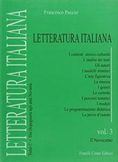 Letteratura italiana. Il Novecento. Tomo C: Dal dopoguerra agli anni Novanta. Vol. 3