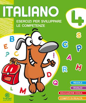 Italiano. Per la Scuola elementare. Vol. 4  - Libro Tre Sei Scuola 2022 | Libraccio.it