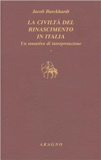 La civiltà del Rinascimento in Italia - Jacob Burckhardt - Libro Aragno 2006 | Libraccio.it