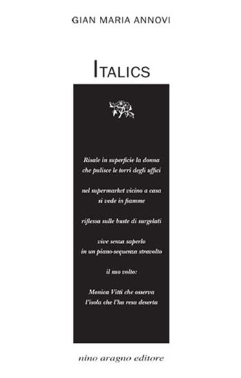 Italics - Gian Maria Annovi - Libro Aragno 2013 | Libraccio.it