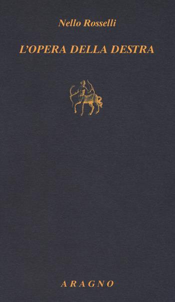 L'opera della destra - Nello Rosselli - Libro Aragno 2017, Biblioteca Aragno | Libraccio.it
