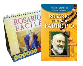 Rosario con San Padre Pio. Ediz. a caratteri grandi. Con un rosario da tavolo composto da 40 schede da sfogliare con un cursore a piè di pagina aiuta a recitare correttamente ogni decina - Marcello Stanzione, Francesco Guarino - Libro Mimep-Docete 2024 | Libraccio.it