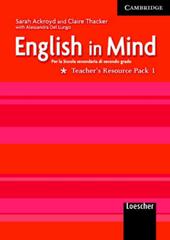 English in mind. Teacher's resource pack. Con CD Audio. Vol. 1
