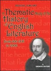 A Thematic study of the history of english literature. From 500 A.D. to 2000