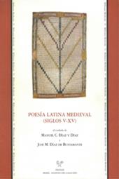 Poesía latina medieval (siglos V-XV). Actas del 4° Congreso del «Internationales Mittellateinerkomitee» (Santiago de Compostela, 12-15 septiembre de 2002)