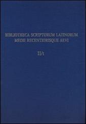 Bislam. Con CD-ROM. Vol. 2: Censimento onomastico e letterario degli autori latini del medioevo.
