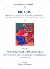 RICABIM. Repertorio di inventari e cataloghi di biblioteche medievali dal secolo VI al 1520