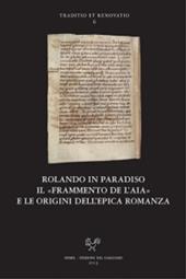 Rolando in paradiso. Il «Frammento de l'Aia» e le origini dell'epica romanza