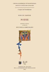 Poesie. Ediz. critica