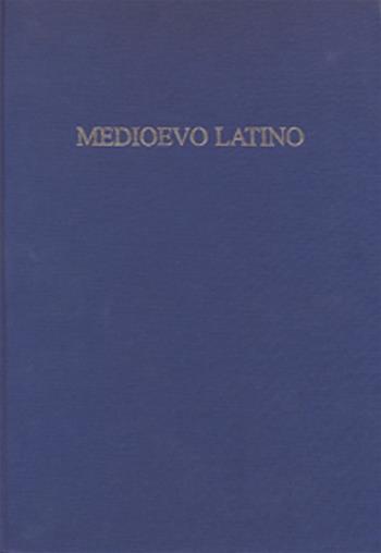 Medioevo latino. Bollettino bibliografico della cultura europea. Vol. 38  - Libro Sismel 2017 | Libraccio.it