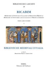 RICABIM. Repertorio di inventari e cataloghi di biblioteche medievali. Text and studies. Vol. 4: Biblioteche medievali d'Italia.