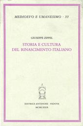 Storia e cultura del Rinascimento italiano
