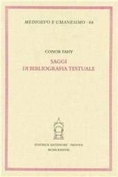 Saggi di bibliografia testuale