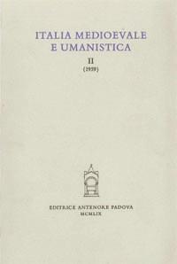 Italia medioevale e umanistica. Vol. 2  - Libro Antenore 2000, Italia medievale | Libraccio.it