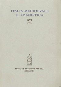Italia medioevale e umanistica. Vol. 16  - Libro Antenore 2000, Italia medievale | Libraccio.it