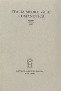 Italia medioevale e umanistica. Vol. 30  - Libro Antenore 2000, Miscellanea erudita | Libraccio.it