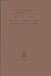 Petrarch manuscripts in the United States