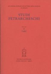 Studi petrarcheschi. Vol. 1