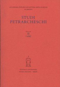 Studi petrarcheschi. Vol. 2  - Libro Antenore 2000, Studi sul Petrarca | Libraccio.it