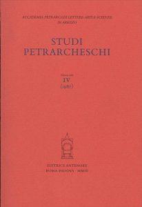Studi petrarcheschi. Vol. 4  - Libro Antenore 2000, Studi sul Petrarca | Libraccio.it
