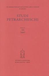 Studi petrarcheschi. Vol. 7