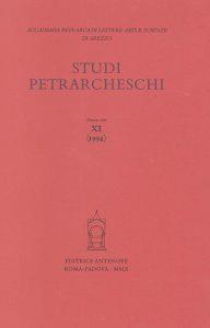 Studi petrarcheschi. Vol. 11  - Libro Antenore 2000, Studi sul Petrarca | Libraccio.it