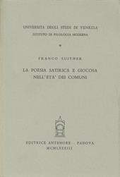 La poesia satirica nell'età dei comuni