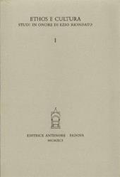 Ethos e cultura. Studi in onore di Ezio Riondato